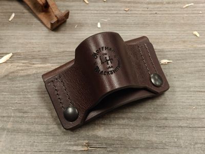 Hoffman Blacksmithing Leather Axe Belt Holster