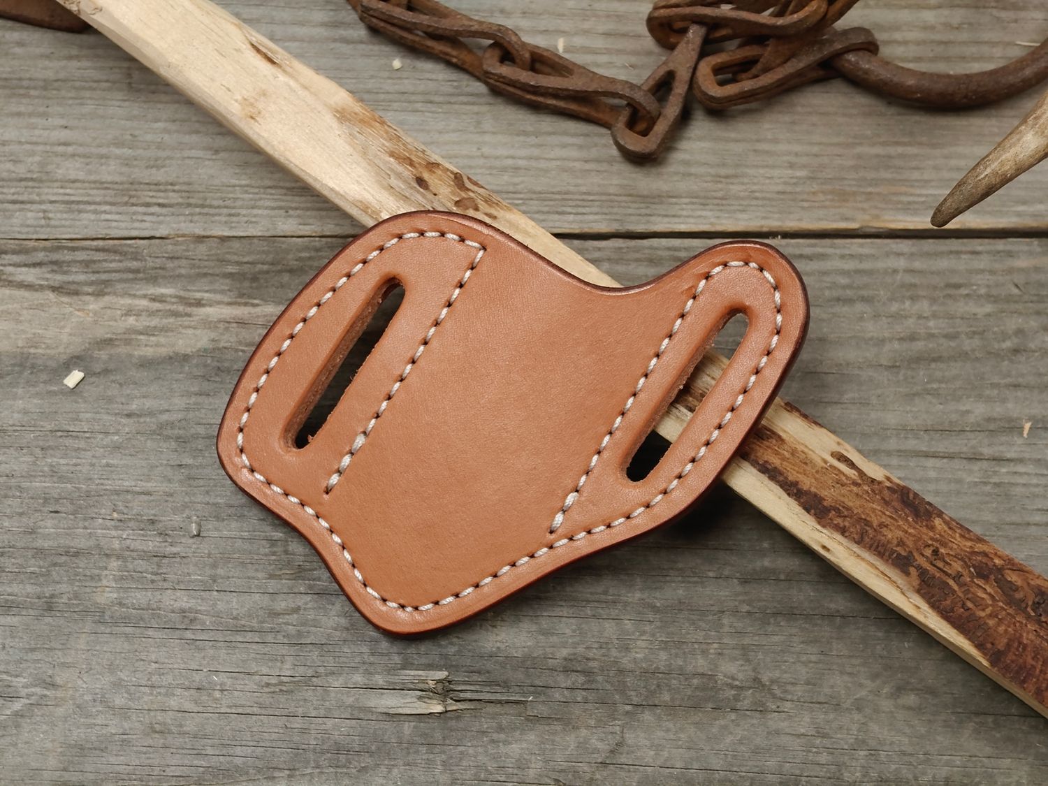 Big State Leatherworks Slipjoint Sheath / Natural