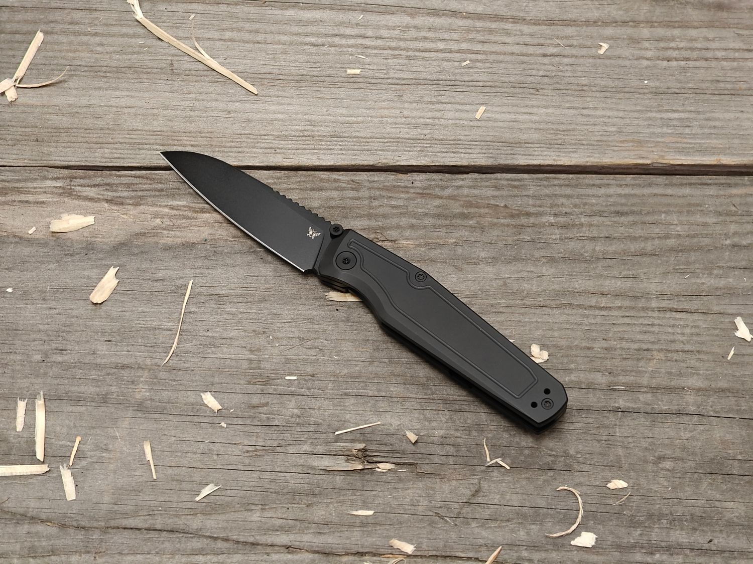 Flytanium Concourse 3.2" Framelock Folder / Black Titanium / Black 14C28N