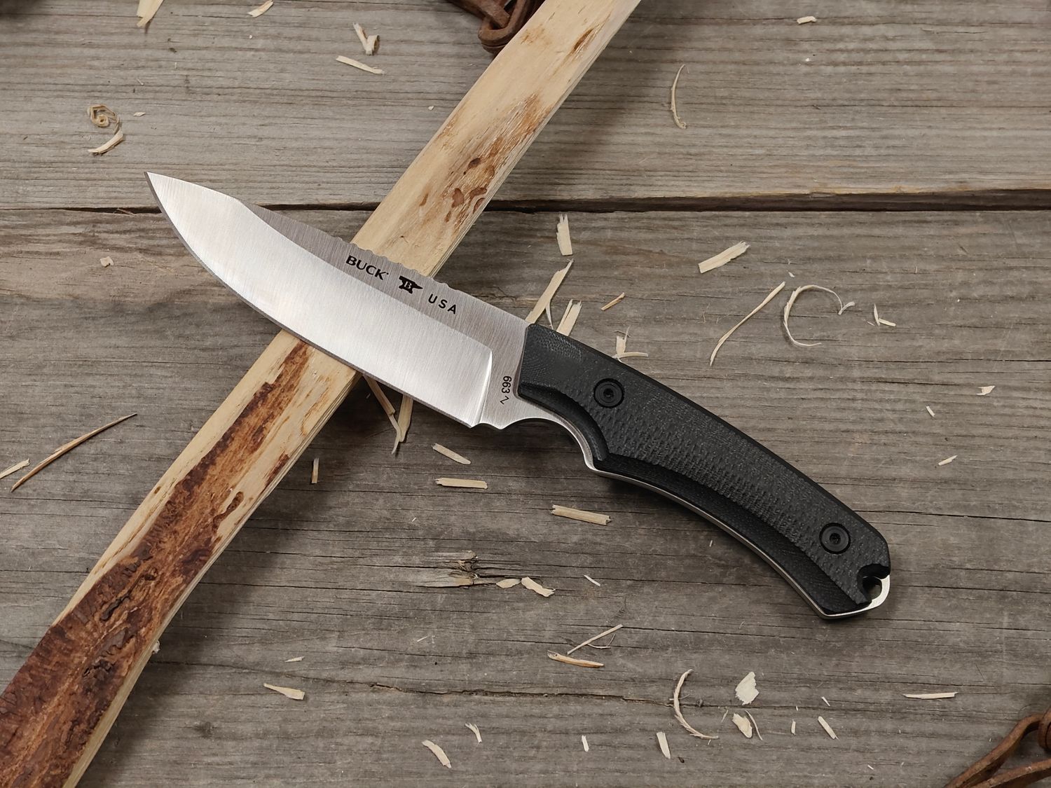 Buck Knives Alpha Guide Elite 4.38" Fixed Blade / Black G10 / Satin Magnacut (Pre-Owned)