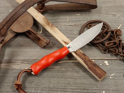 William Collins Sportsman 4.375" Fixed Blade / Orange G10 / Satin AEB-L