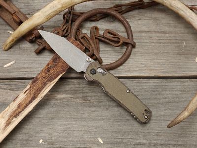 Kershaw Bel Air 3.1" DuraLock Folding / Natural Canvas Micarta / Stonewash CPM-MagnaCut