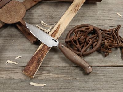 Mark Couch 3.25" Fixed Blade / Padauk / Satin CruForge