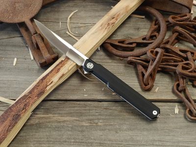 Bestech Duoz 3.3" Linerlock / Black G10 / Satin 14C28N