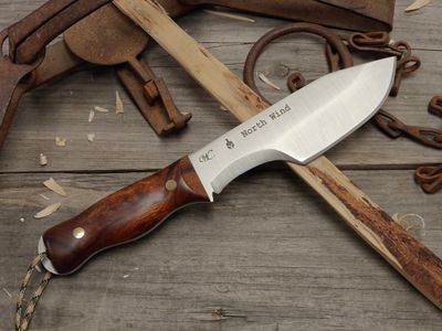 William Collins North Wind 7" Fixed Blade / Desert Ironwood / Satin AEB-L