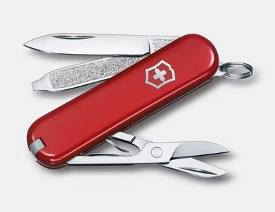 Victorinox Classic SD Style Icon / Red Polymer / 7 Tool Stainless Steel