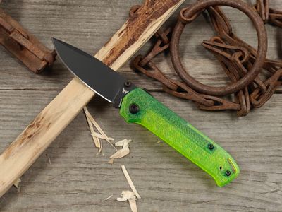 Flytanium Arcade Lite 3.2" Shark-Lock Folder / Digital Green Polymer / Black AUS-10A