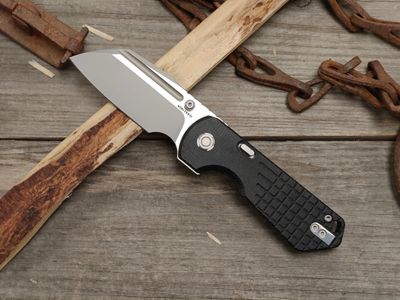 Vosteed Hedgehog 3" Top Liner Lock Folder / Black Micarta / Bead Blast S35VN