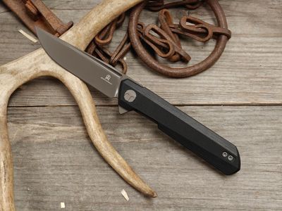 Bestech Dundee 3.5" Linerlock / Black G10 / Grey CPM-MagnaCut