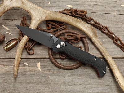 Toor Knives 3.5" Dropwing Crossbar Lock / Shadow Black G10 &amp; Red Liner /  Black CPM-MagnaCut