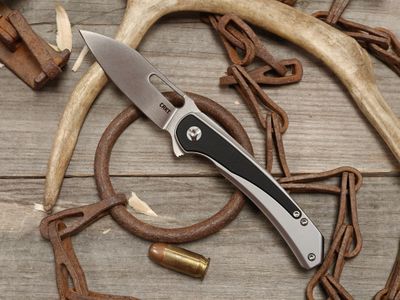 CRKT Padawan 3.01" Frame Lock Folder / Stainless Steel W/ Black G10 / Satin 14C28N