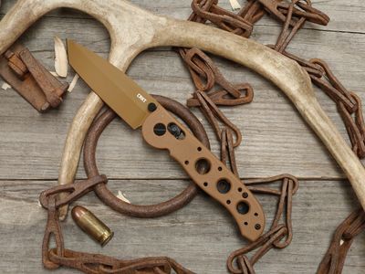 CRKT M16 3" T/E Crossbar Lock Folder / Desert Tan GFN / Desert Tan D2