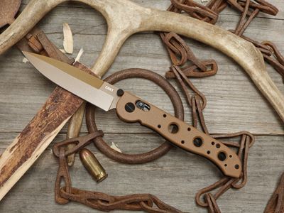 CRKT M16 3.5" S/E Crossbar Lock Folder / Desert Tan GFN / Desert Tan D2