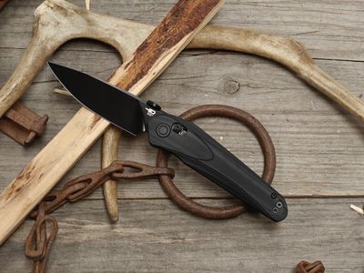 Bestech Knives Mothus 3.5" Crossbar Lock Folder / Black G10 / Black PVD 14C28N