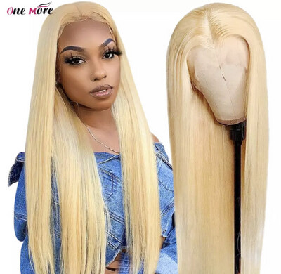 28 30 Inch Blonde Lace Front Wig Human Hair 613 Lace Frontal Wig 13x4 Bone Straight Lace Front Wig Transparent Lace Wigs 180%