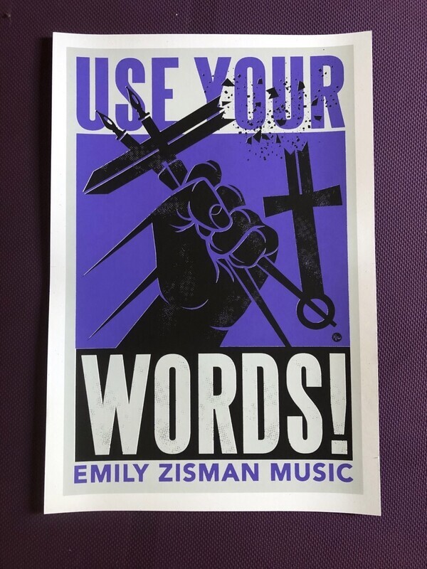 USE YOUR WORDS Poster