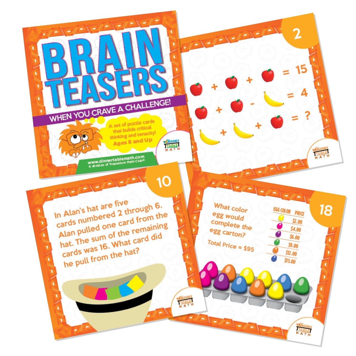 Brainteasers Orange Level (Ages 8 and up)