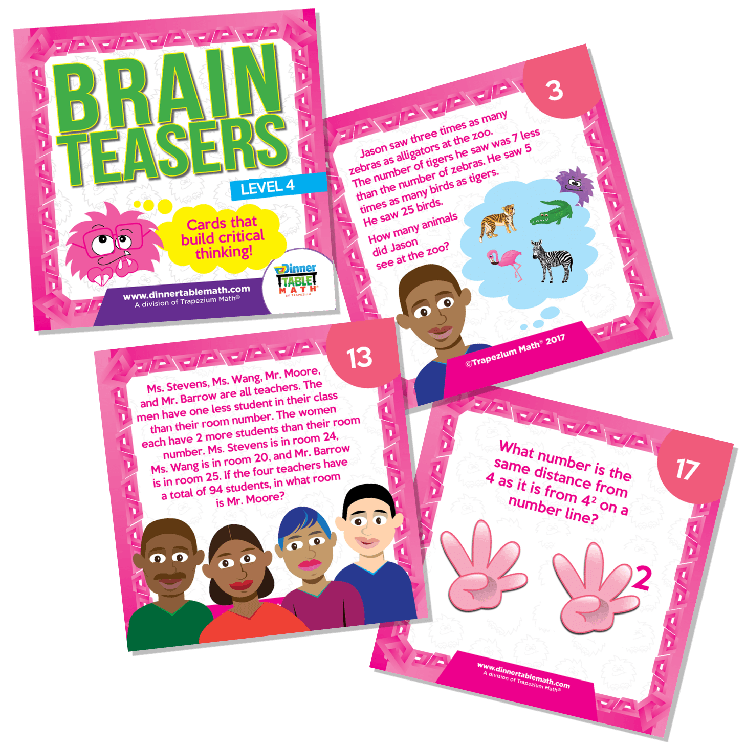 Brainteasers Pink Level (Ages 9 and up)