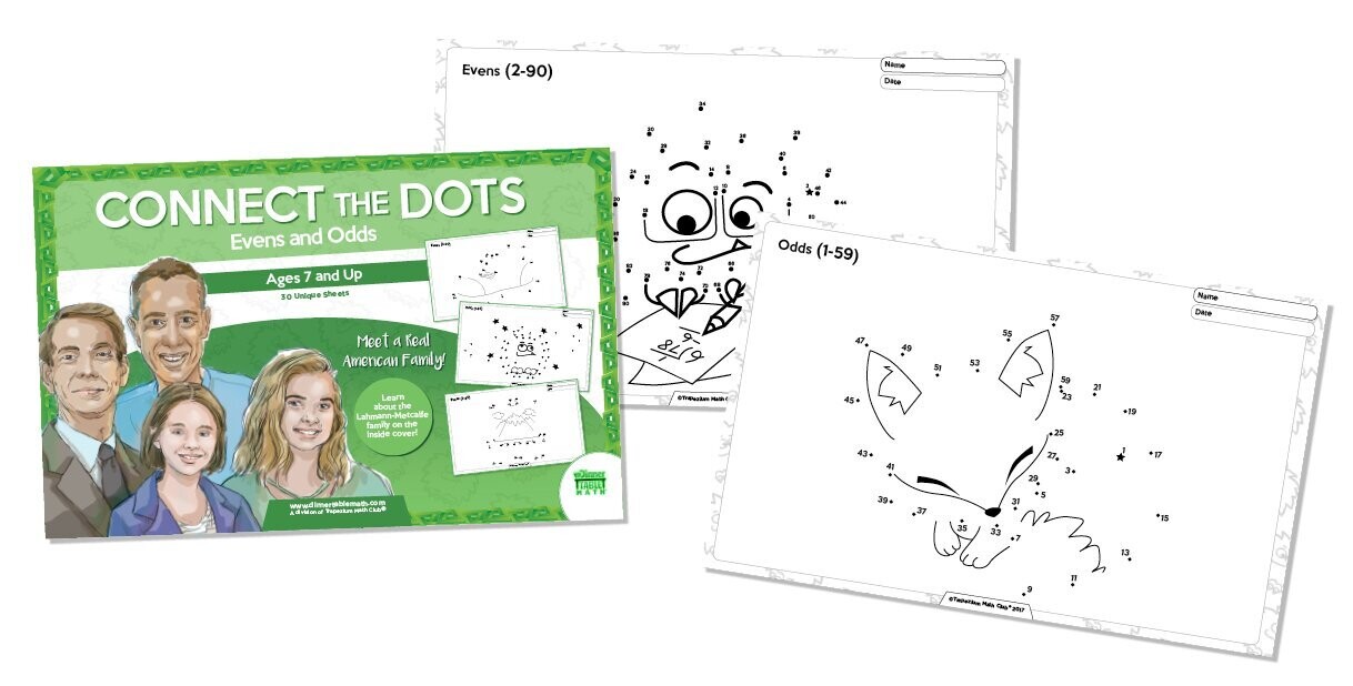 Real American Families - Connect The Dots Evens & Odds (Ages 7 and up)