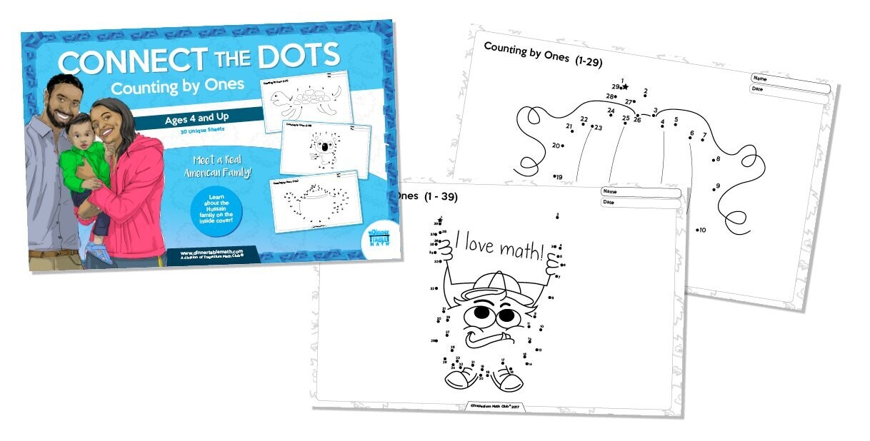 Real American Families - Connect The Dots Counting By Ones (Ages 5 and up)