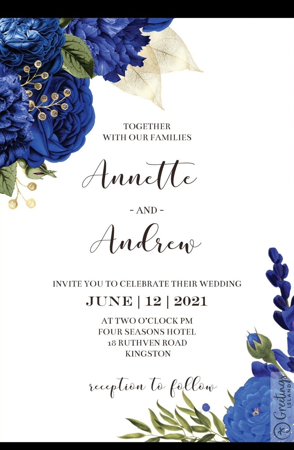 Wedding invitation