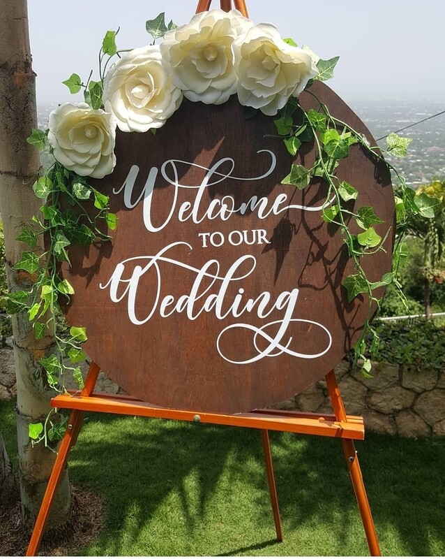 Welcome sign