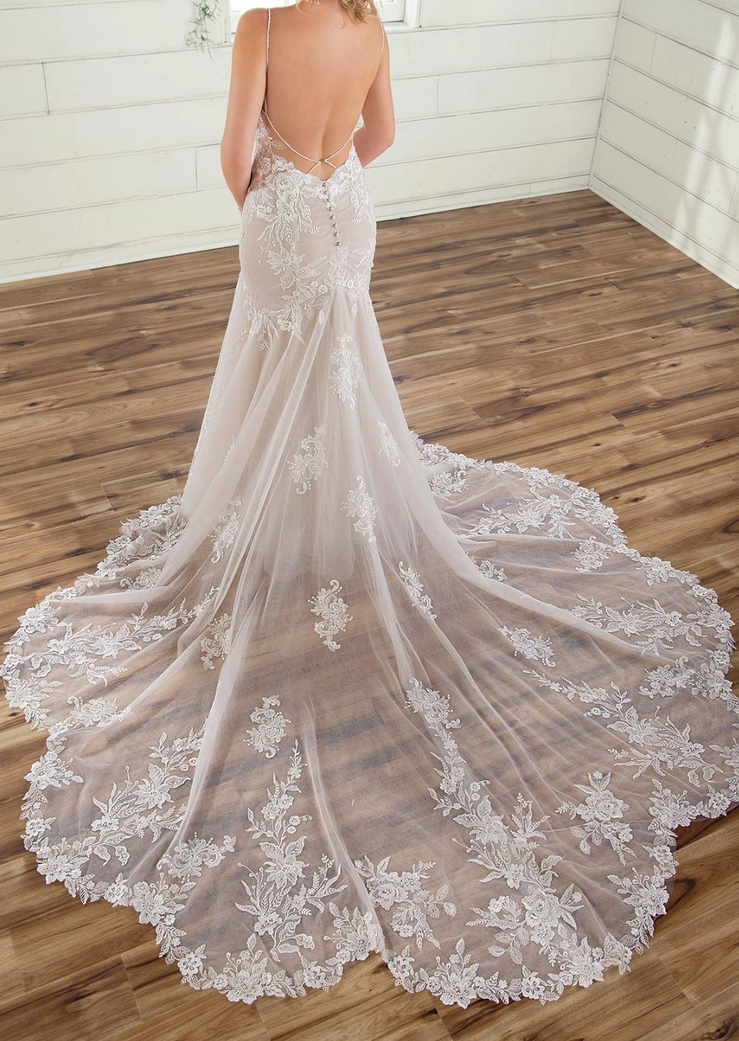 Backless Mermaid Gown