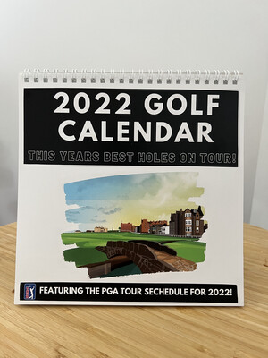2022 Golf Calendar - Featuring the PGA Tour Schedule