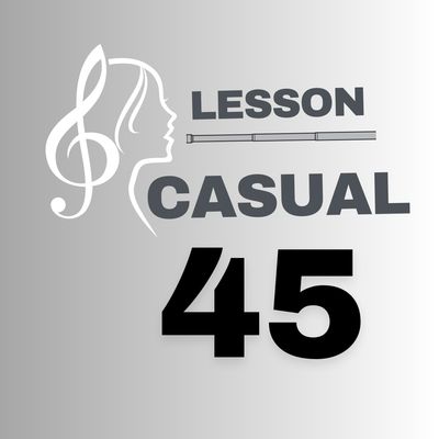 SINGING LESSON - CASUAL: 45 minutes
