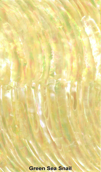 Veneer Sheet: Green Sea Snail