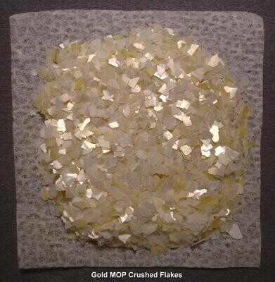 Crushed Shell Flakes, Pale Gold M.O.P.