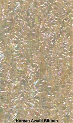 Veneer Sheet: Korean Awabi Abalone Ribbon Veneer Sheet: Korean Awabi Abalone Ribbon