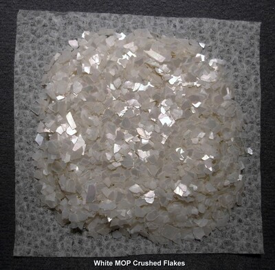 Crushed Shell Flakes, White M.O.P.