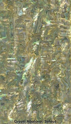 Veneer Ply Sheet: Green Abalone Dark Color