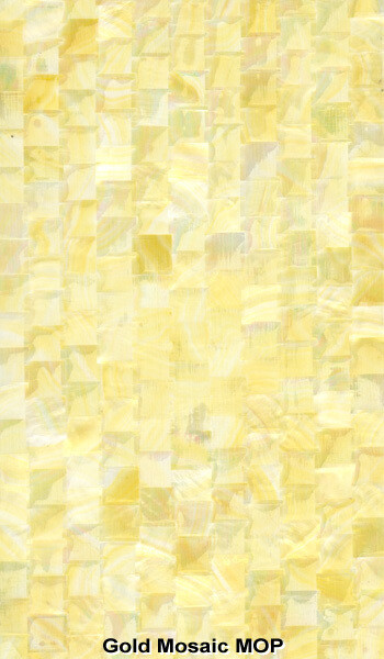 Veneer Sheet: Gold MOP Mosaic