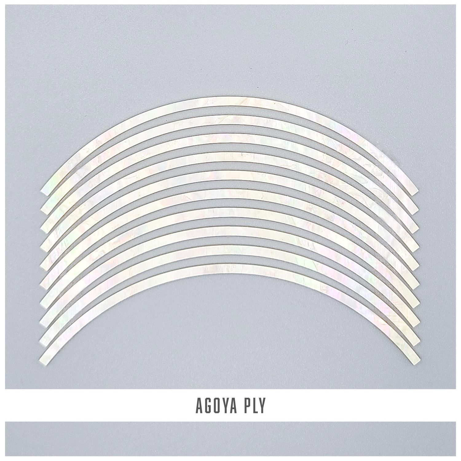 Curved Strips: Agoya Ply