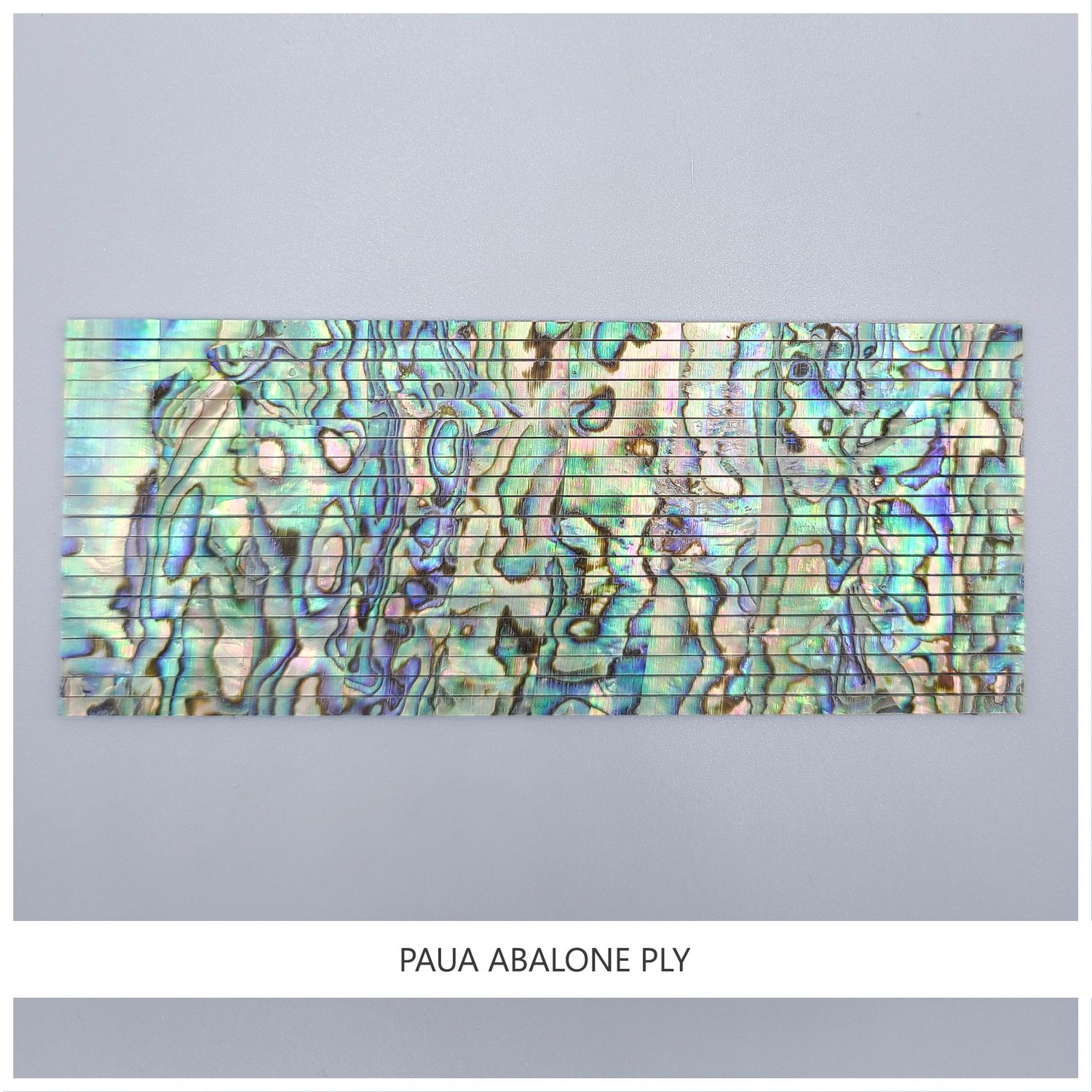 Straight Strips: Paua Abalone Ply
