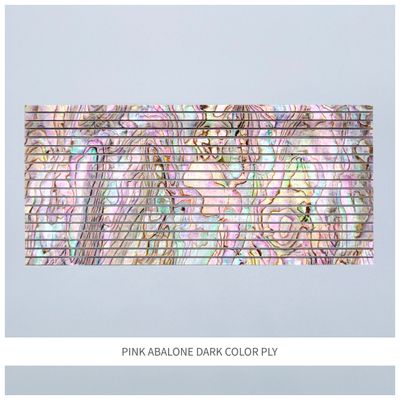 Straight Strips: Pink Abalone Dark Color Ply