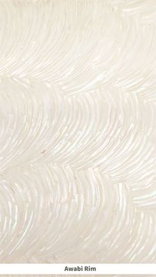 Veneer Sheet: Korean Awabi Abalone Rim Veneer Sheet: Korean Awabi Abalone Rim