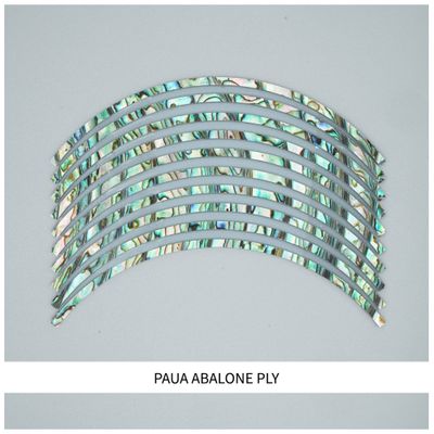 Curved Strips: Paua Abalone RIM Ply