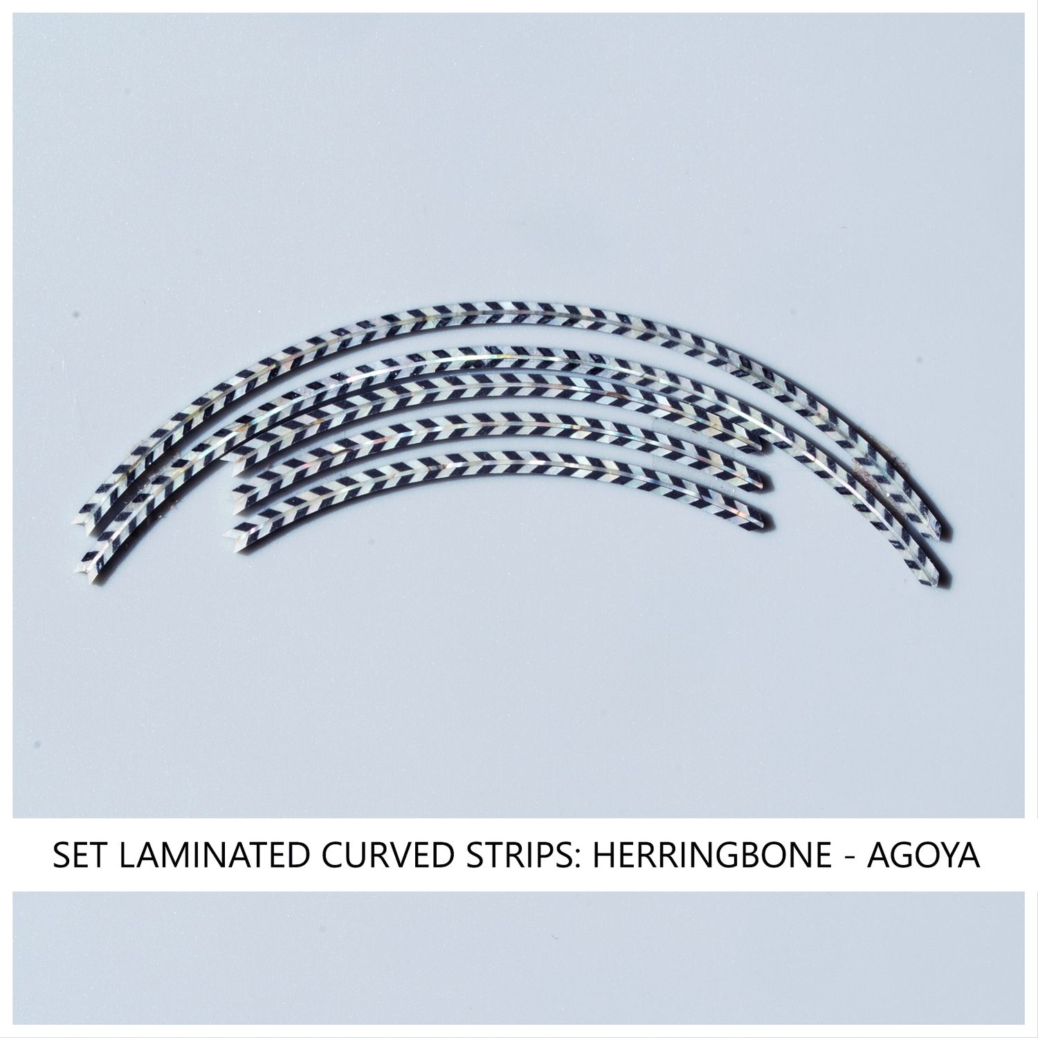 Herringbone Curved Strip Set: Agoya