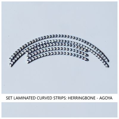 Herringbone Curved Strip Set: Agoya