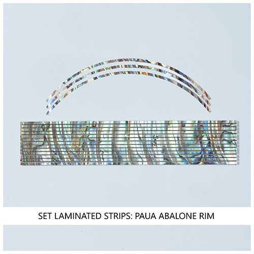 Laminated Strip Set: Paua Abalone Rim