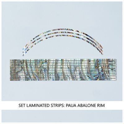 Laminated Strip Set: Paua Abalone Rim