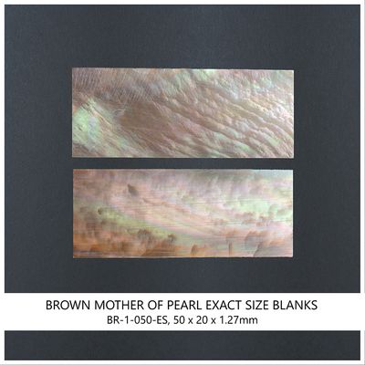 Exact Size Blanks, Brown M.O.P., Laminated