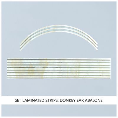 Laminated Strip Set: Donkey Ear Abalone