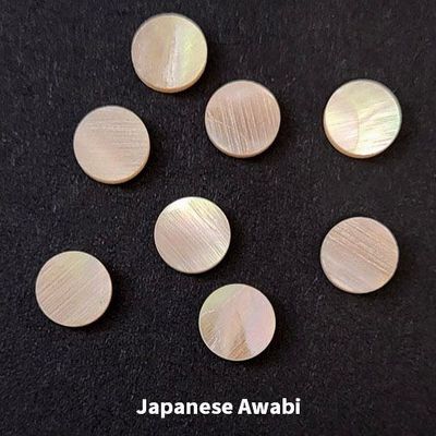 Dots: Japanese Awabi Abalone, .060" thickness