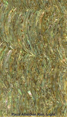Veneer Sheet: Paua Abalone Rim Light Color