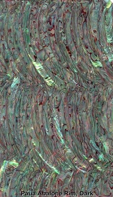 Veneer Sheet: Paua Abalone Rim Dark Color