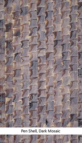 Veneer Sheet: Pen Shell Dark Color Mosaic